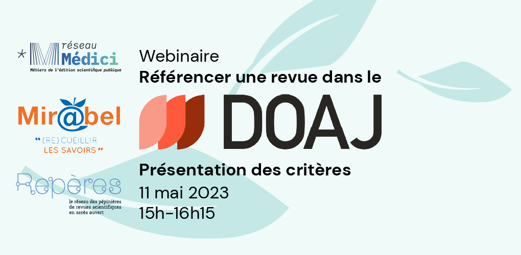 Vignette webinaire DOAJ